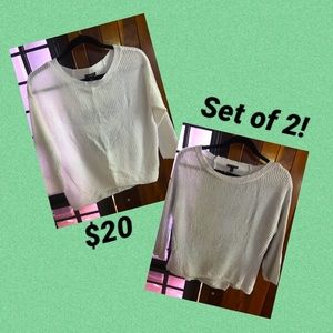 Set of 2! Express Portofino Sweater